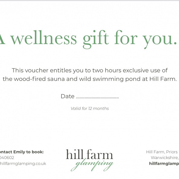 Wild Wellness Gift Voucher